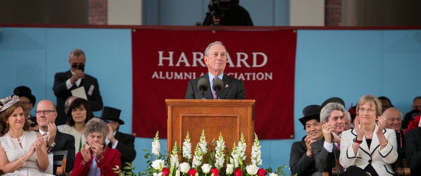 Mike Bloomberg Mike Bloomberg Delivers Remarks at Harvard University